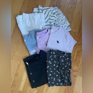 Lot of 8 Abercrombie Kids shirts 7/8